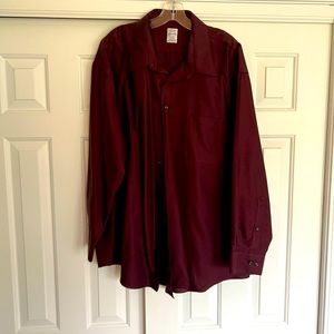 Mens Pronto Uomo long sleeve 18-1/2 34/35 dress shirt.